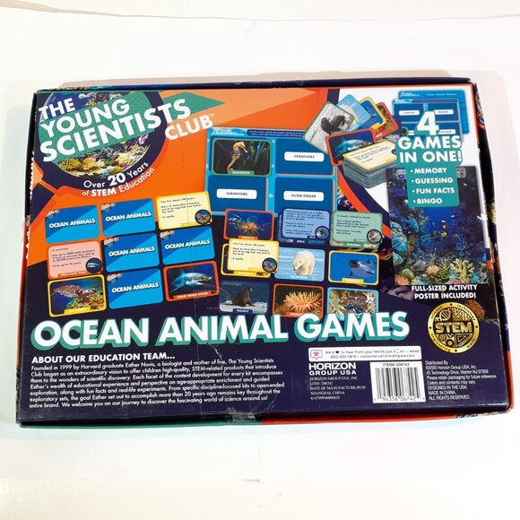 THE YOUNG SCIENTISTS CLUB - OCEANS ANIMAL GAMES - Picture 3 of 16